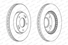 Тормозной диск Ferodo  DDF1619