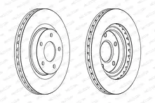 Тормозной диск Ferodo  DDF1624