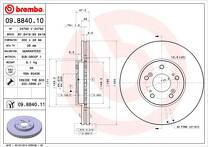 Тормозной диск Brembo Prime Line  09.8840.11