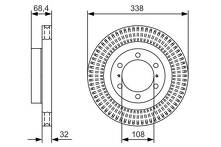 Тормозной диск Bosch  0 986 479 A65