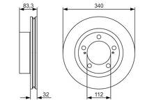 Тормозной диск Bosch  0 986 479 R29