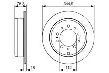 Тормозной диск Bosch 0 986 479 R32 для Toyota Land Cruiser 200 / рестайлинг