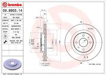Тормозной диск Brembo Prime Line  09.8903.14