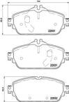 Передние тормозные колодки Brembo  P 50 119