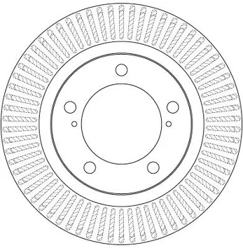 TRW DF6239S <span>тормозной диск вентилируемый</span>