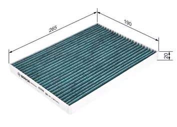 Bosch Filter Plus 0 986 628 524 <span>салонный фильтр угольный</span>