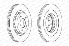 Тормозной диск Ferodo DDF1642 для Mitsubishi Outlander 3 пок.