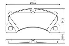 Передние тормозные колодки Bosch  0 986 494 206