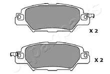 Задние тормозные колодки Japanparts  PP-318AF
