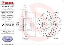 Тормозной диск Brembo Xtra Line  09.A455.1X