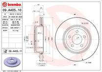 Тормозной диск Brembo Prime Line 09.A405.10 для Dodge Charger 7 пок. / рестайлинг