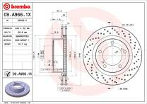 Тормозной диск Brembo Xtra Line  09.A966.1X