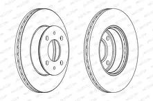 Тормозной диск Ferodo  DDF1632