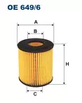 Масляный фильтр Filtron  OE 649/6