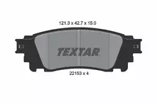 Задние тормозные колодки Textar  2215301