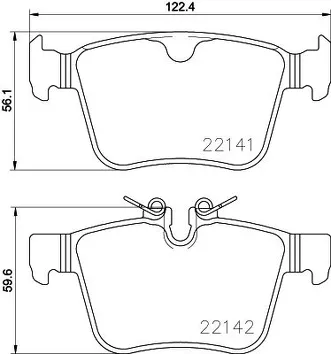 Brembo P 86 029 <span>тормозные колодки задние</span>