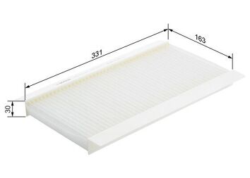 Bosch 1 987 432 076 <span>салонный фильтр пылевой</span>