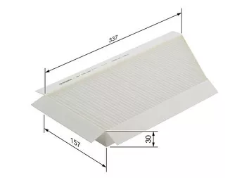 Bosch 1 987 432 048 <span>салонный фильтр пылевой</span>