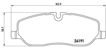 Brembo P 44 014 <span>тормозные колодки передние</span>