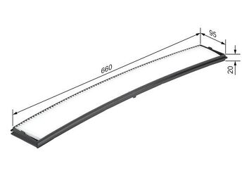 Bosch 1 987 432 036 <span>салонный фильтр пылевой</span>