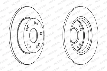 Ferodo DDF1558 <span>тормозной диск полный</span>