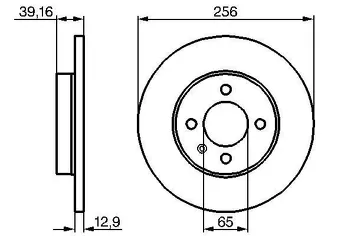 Bosch 0 986 478 329 <span>тормозной диск полный</span>