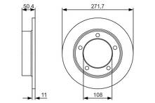 Тормозной диск Bosch  0 986 479 R73