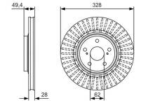 Тормозной диск Bosch  0 986 479 T00