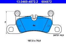 Задние тормозные колодки ATE  13.0460-4872.2