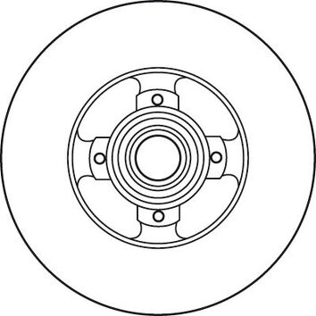 TRW DF6128BS <span>тормозной диск полный</span>