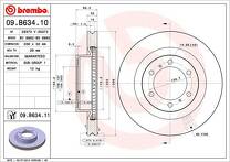 Тормозной диск Brembo Prime Line  09.B634.11