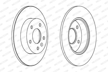 Ferodo Premier Coat+ disc DDF1044C <span>тормозной диск полный</span>