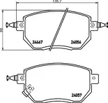 Передние тормозные колодки Hella Pagid  8DB 355 028-231