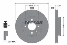 Тормозной диск Textar  92237903