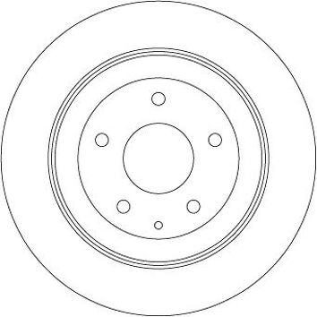 TRW DF8053 <span>тормозной диск полный</span>