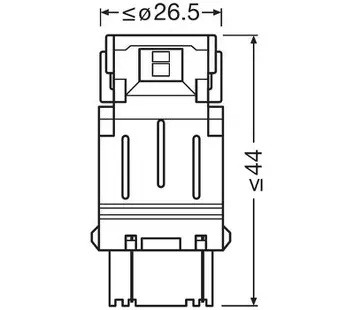 P27/7W Osram LEDriving SL gen3 <span>лампы автомобильные светодиод 6000K</span>