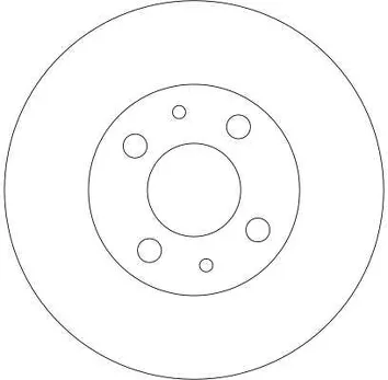 TRW DF4107 <span>тормозной диск вентилируемый</span>