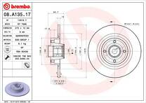 Тормозной диск Brembo Prime Line 08.A135.17 для Renault Grand Scenic 2 пок.