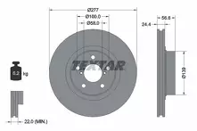 Тормозной диск Textar  92094603