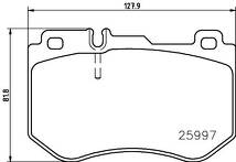 Передние тормозные колодки Brembo  P 50 123