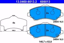Передние тормозные колодки ATE  13.0460-8013.2