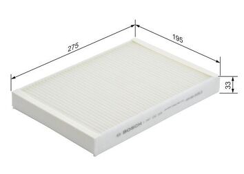 Bosch 1 987 432 205 <span>салонный фильтр пылевой</span>