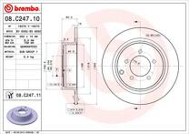 Тормозной диск Brembo Prime Line  08.C247.11