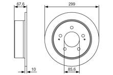 Тормозной диск Bosch  0 986 479 U21