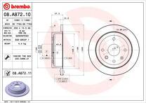 Тормозной диск Brembo Prime Line  08.A872.10