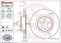 Тормозной диск Brembo Prime Line  09.N265.21