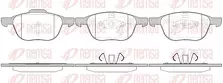 Передние тормозные колодки Remsa 1082.00 для Mazda 3 BK / хэтчбек / рестайлинг