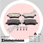 Задние тормозные колодки Zimmermann  24496.170.1