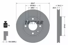 Тормозной диск Textar  92043103