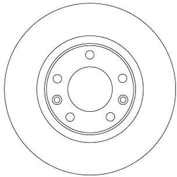 TRW DF6656 <span>тормозной диск полный</span>